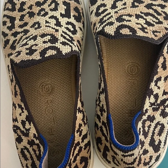 Rothy’s Leopard Print Slip-On Sneakers - Picture 6 of 8